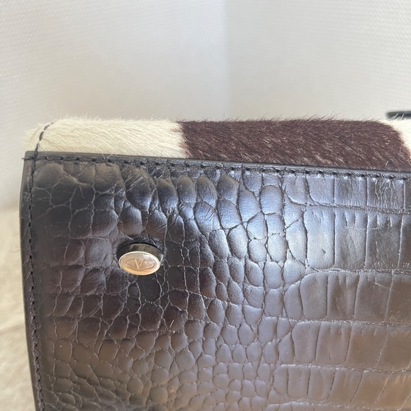 VALENTINO Black & White ZEBRA Print Handbag, - Picture 9 of 13